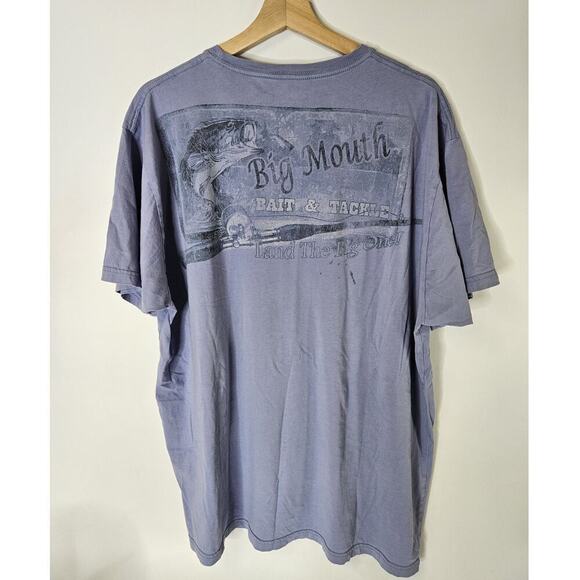 Tasso Elba Island Crew Neck Short Sleeve Graphic Cotton T Shirt Tee 2XL - Picture 2 of 4